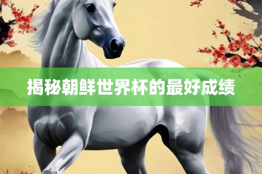 揭秘朝鲜世界杯的最好成绩
