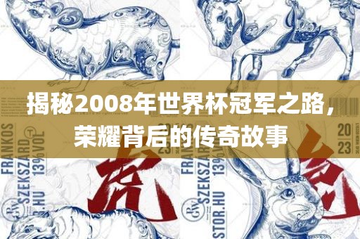 揭秘2008年世界杯冠军之路，荣耀背后的传奇故事