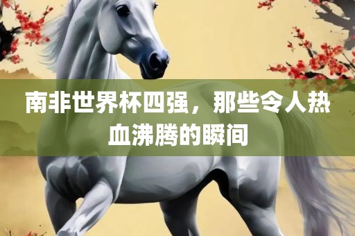 南非世界杯四强，那些令眉山市正发家政服务有限公司人热血沸腾的瞬间