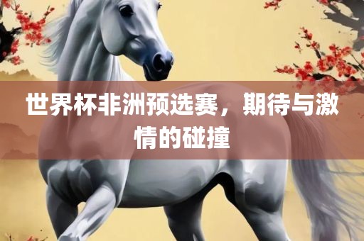 世界杯非洲预选赛，期待与激情的碰撞