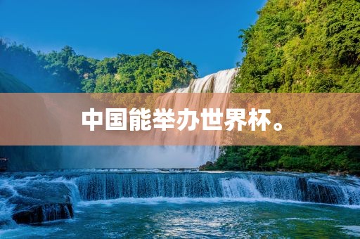 中国能举办世界杯。