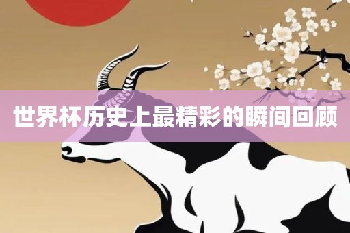 世界杯历史上最精彩的瞬间回顾