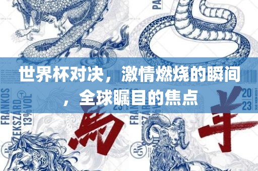 世界杯对决，激情燃烧的瞬间，全球瞩目的焦点