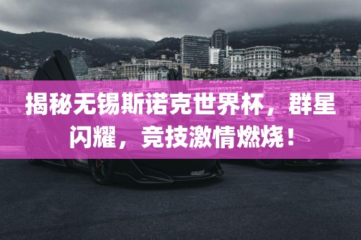 揭秘无锡斯诺克世界杯，群星闪耀，竞技激情燃烧！眉山市正发家政服务有限公司