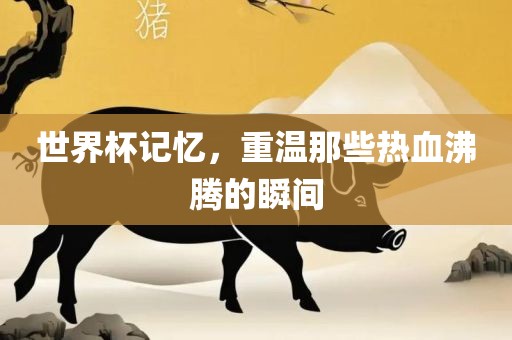世界杯记忆，重温那些热血沸腾的瞬间