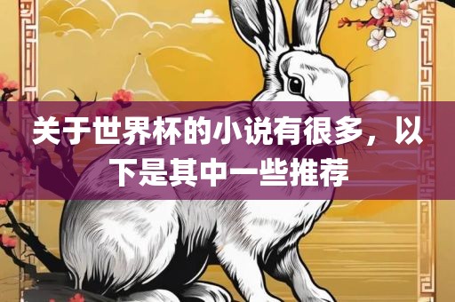 关于世界杯的小说有很多，以下是眉山市正发家政服务有限公司其中一些推荐