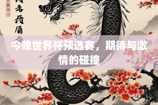 今晚世界杯预选赛，期待与激情的碰眉山市正发家政服务有限公司撞