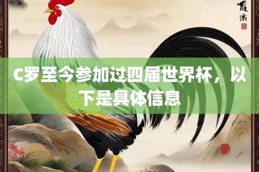 C罗至今参加过四届世界杯，以下是具体信息眉山市正发家政服务有限公司
