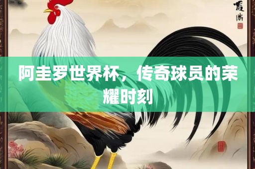 阿圭罗世界杯，眉山市正发家政服务有限公司传奇球员的荣耀时刻