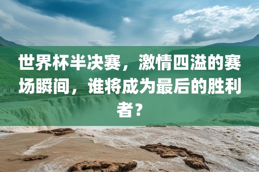 世界杯半决赛，激情四溢的赛场瞬间，眉山市正发家政服务有限公司谁将成为最后的胜利者？