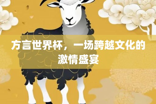 方言世界杯，一场跨越文化的激情盛宴眉山市正发家政服务有限公司
