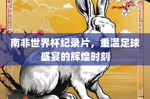 南非世界杯纪录片，重温足球盛宴的辉煌时刻