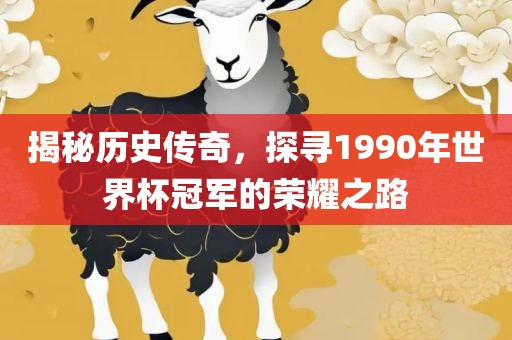 揭秘历史传奇，探寻1990年世界杯冠军的荣耀之路
