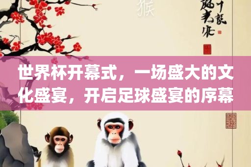 世界杯开幕式，一场盛大的文化盛宴，开启足球盛宴的序幕