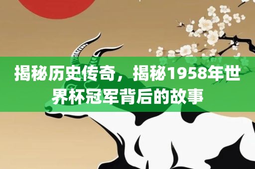 揭秘历史传奇，揭秘1958年世界杯冠军背后的故事眉山市正发家政服务有限公司