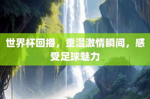 世界杯回播，重温激情瞬间，感受足球魅力