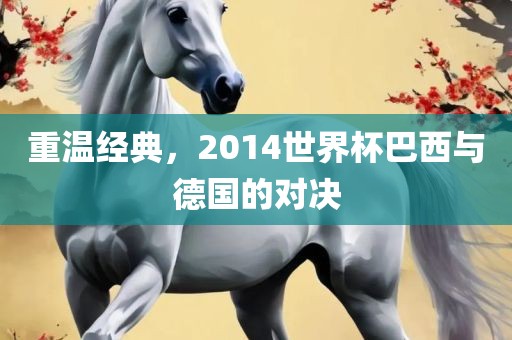 重温经典，2014世界杯巴西与德国的对决