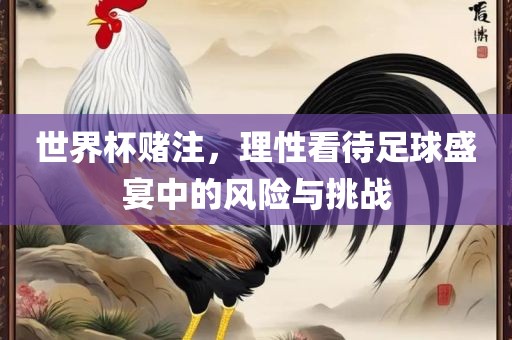世界杯赌注，理性看待足球盛宴中的风险与挑战