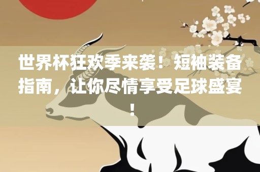 世界杯狂欢季来袭！短袖装备指南，让你尽情享受足球盛宴！