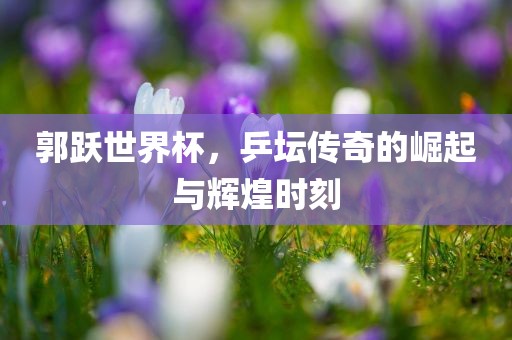 郭跃世界杯，乒坛传奇的崛起与辉煌时刻