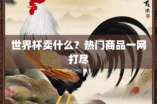 世界杯卖什么？热门商品一网打尽