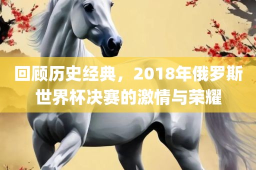 回顾历史经典，2018年俄罗斯世界杯决赛的激情与荣耀
