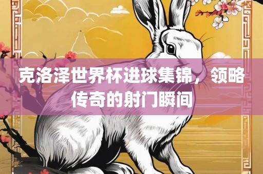 克洛泽世界杯进球集锦，领略传奇的射门瞬间