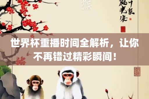 世界杯重播时间全解析，让你不再错过精彩瞬间！