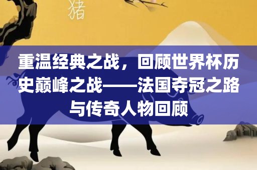 重温经典之战，回顾世界杯历史巅峰之战——法国夺冠之路与传奇人物回顾