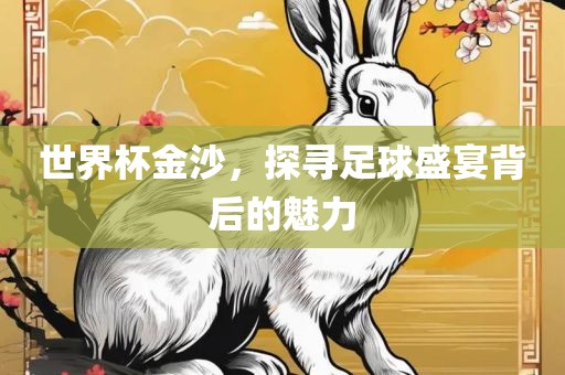 世界杯金沙，探寻足球盛宴背后的魅力
