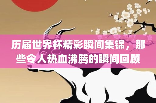 历届世界杯精彩瞬间集锦，那些令人热血沸腾的瞬间回顾