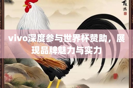 vivo深度参与世界杯赞助，展现品牌魅力与实力
