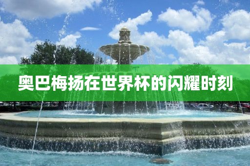 奥巴梅扬在世界杯的闪耀时刻