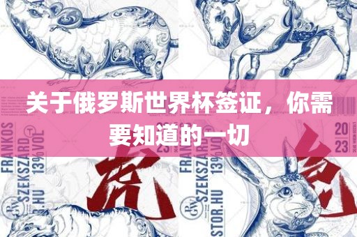 关于俄罗斯世界杯签证，你需要知道的一切