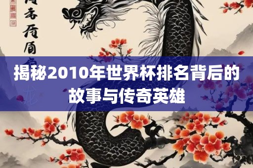 揭秘2010年世界杯排名背后的故事与传奇英雄