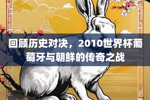 回顾历史对决，2010世界杯葡萄牙与朝鲜的传奇之战