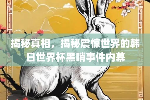 揭秘真相，揭秘震惊世界的韩日世界杯黑哨事件内幕