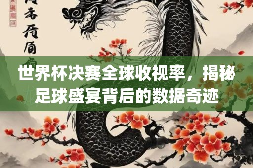 世界杯决赛全球收视率，揭秘足球盛宴背后的数据奇迹
