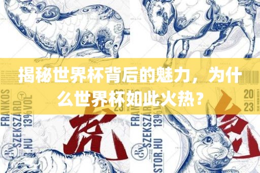 揭秘世界杯背后的魅力，为什么世界杯如此火热？