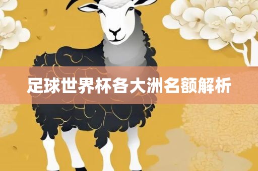 足球世界杯各大洲名额解析