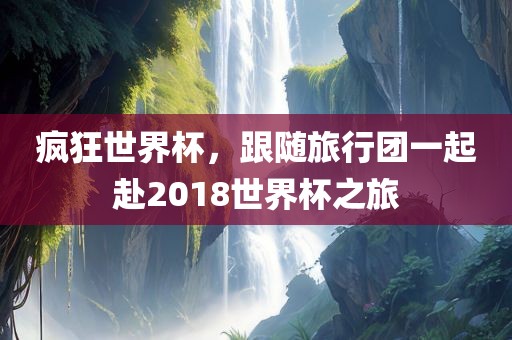 疯狂世界杯，跟随旅行团一起赴2018世界杯之旅