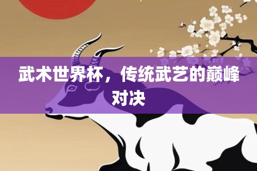 武术世界杯，传统武艺的巅峰对决