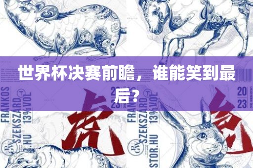 世界杯决赛前瞻，谁能笑到最后？眉山市正发家政服务有限公司