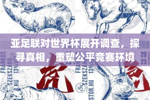 亚足联对世界杯展开调查，探寻真相，重塑公平竞赛环境
