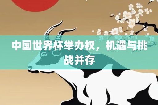 中国世界杯举办权，机遇与挑战并存