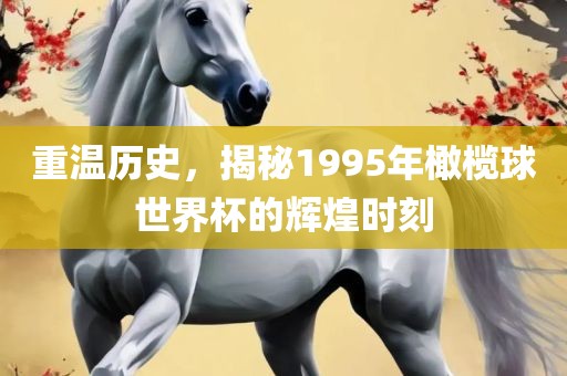 重温历史，揭秘1995年橄榄球世界杯的辉煌时刻