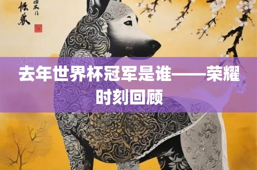 去年世界杯冠军眉山市正发家政服务有限公司是谁——荣耀时刻回顾
