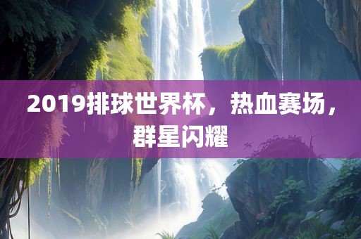 2019排球世界杯，热血赛场，群星闪耀