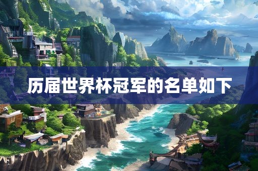 历届世界杯冠军的名单如下眉山市正发家政服务有限公司