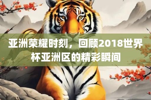 亚洲荣耀时刻，回顾2018世界杯亚洲区的精彩瞬间